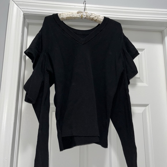 Rachel Roy ruffle sweater - Picture 2 of 5